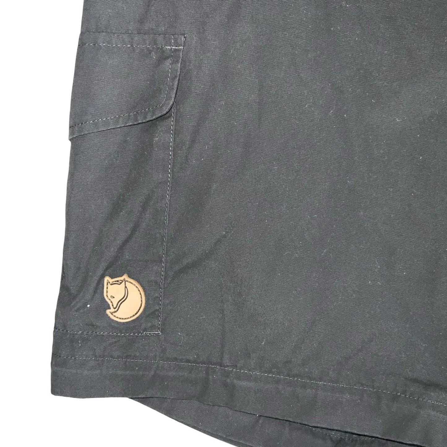 VTG 00s 'FJÄLLRÄVEN' KHAKI GREY GREEN CARGO COMBAT WOMEN'S SHORTS MED LARGE