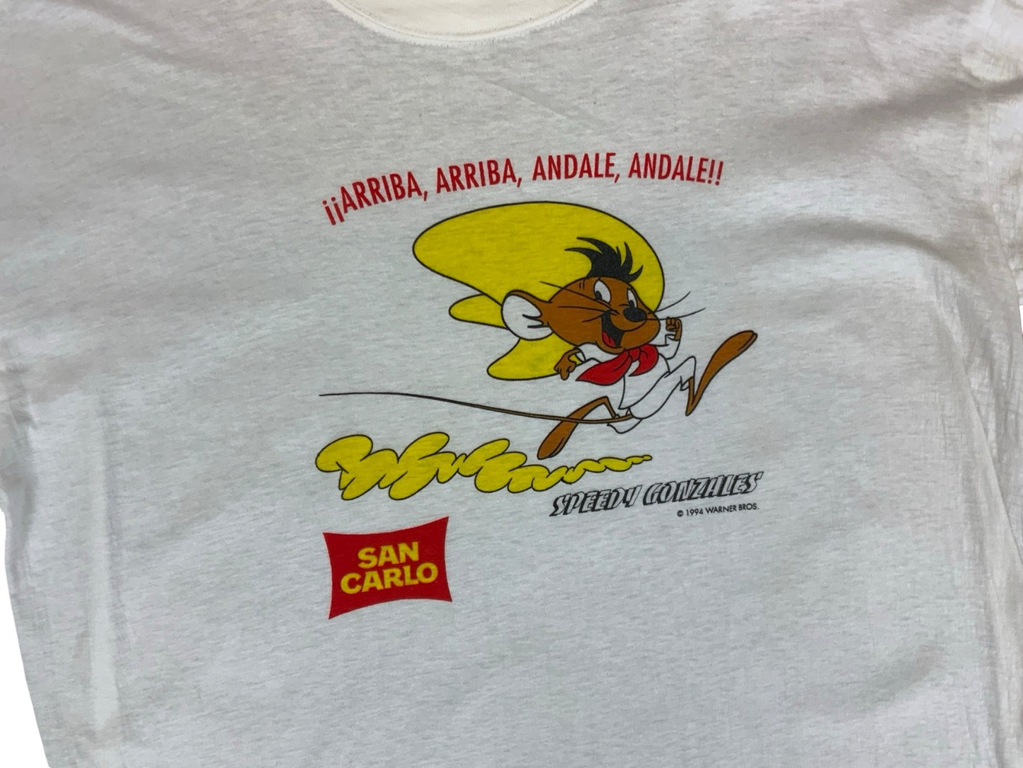 VTG 90s 1994 SPEEDY GONZALES WARNER BROS SINGLE STITCH T SHIRT L