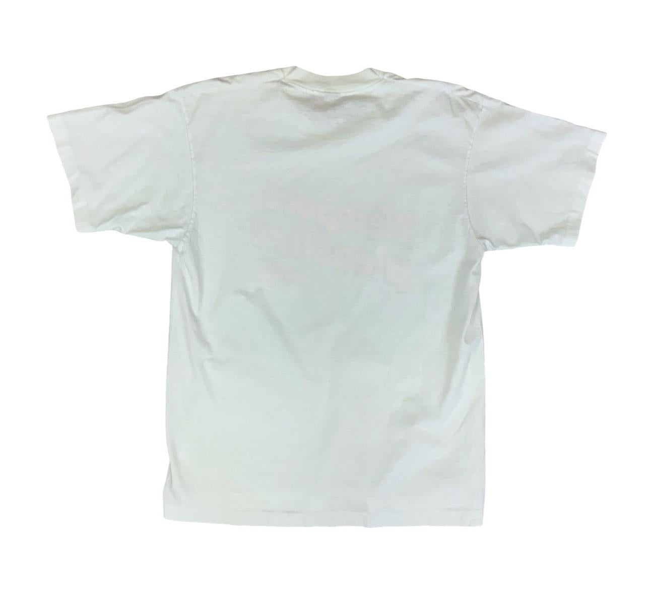 VTG 90s NEWPORT PLEASURE SINGLE STITCH T SHIRT SINGLESTITCH WHITE S
