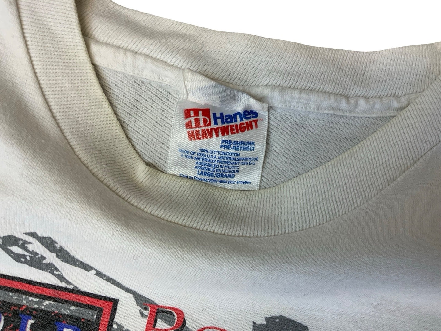 VTG 90s USA SOCCER WORLD CUP 94 FOOTBALL HANES HEAVY SINGLE STITCH T SHIRT M
