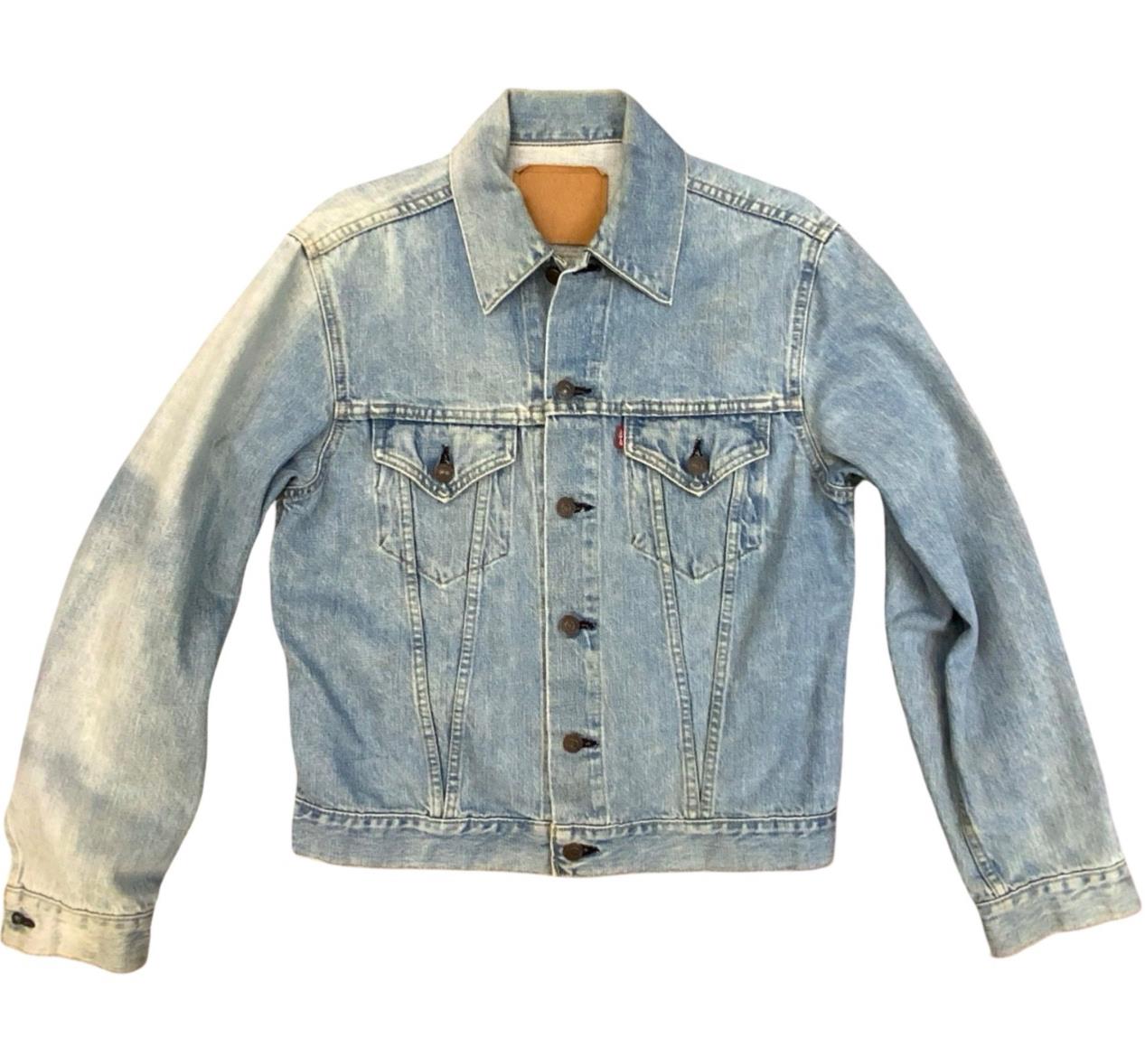 VTG 1993 JAPANESE LEVIS BIG E TYPE 3 TRUCKER DENIM JACKET DARK BLUE M