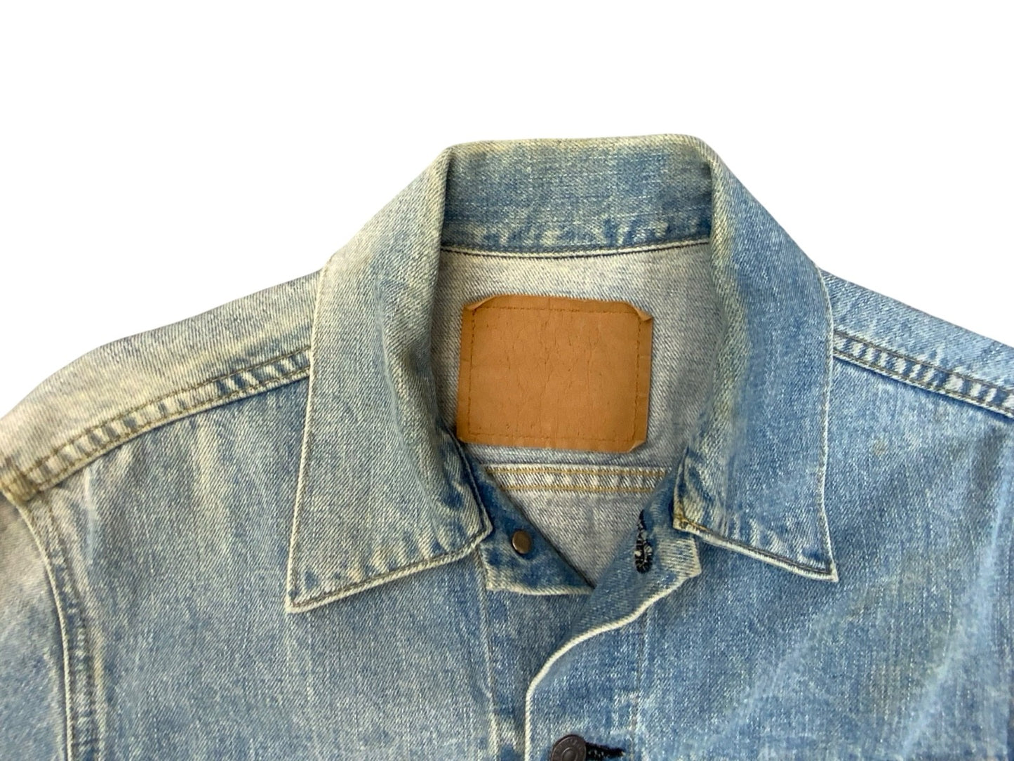 VTG 1993 JAPANESE LEVIS BIG E TYPE 3 TRUCKER DENIM JACKET DARK BLUE M