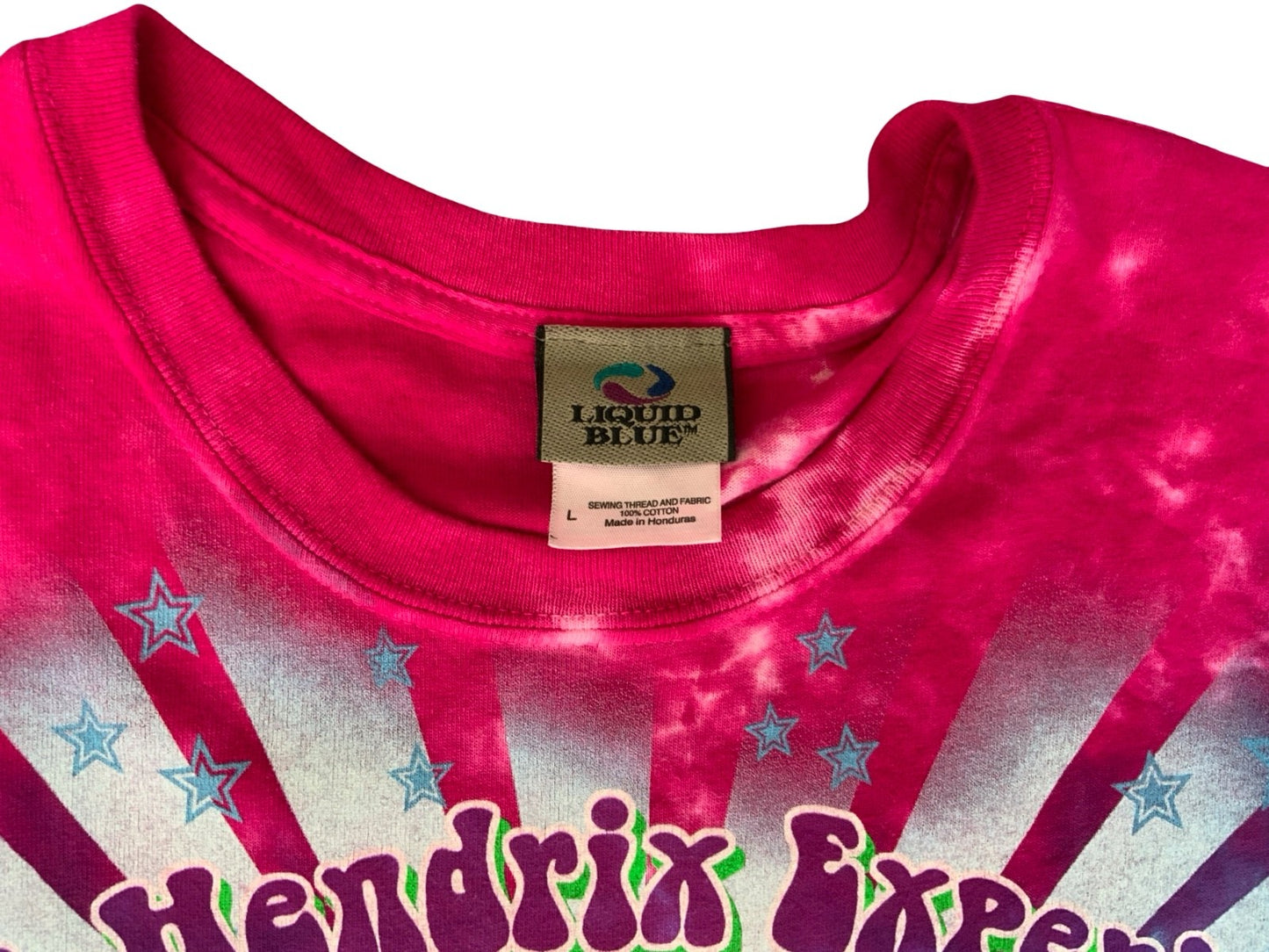 2006 GENUINE LIQUID BLUE JIMI HENDRIX EXPERIENCE TIE DYE T SHIRT AXIS BOLD LARGE