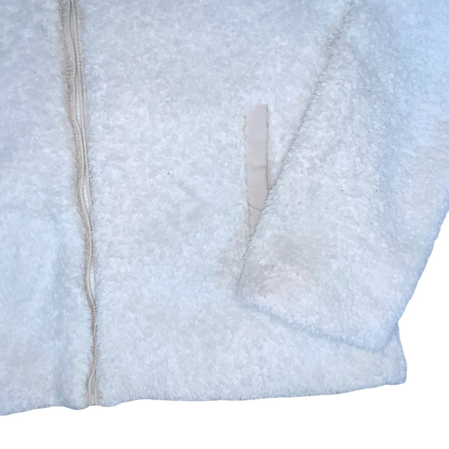 VTG 90s 'PATAGONIA' WHITE TEDDY FLEECE ZIP-UP FULLY LINED HIKING JACKET S 8/10