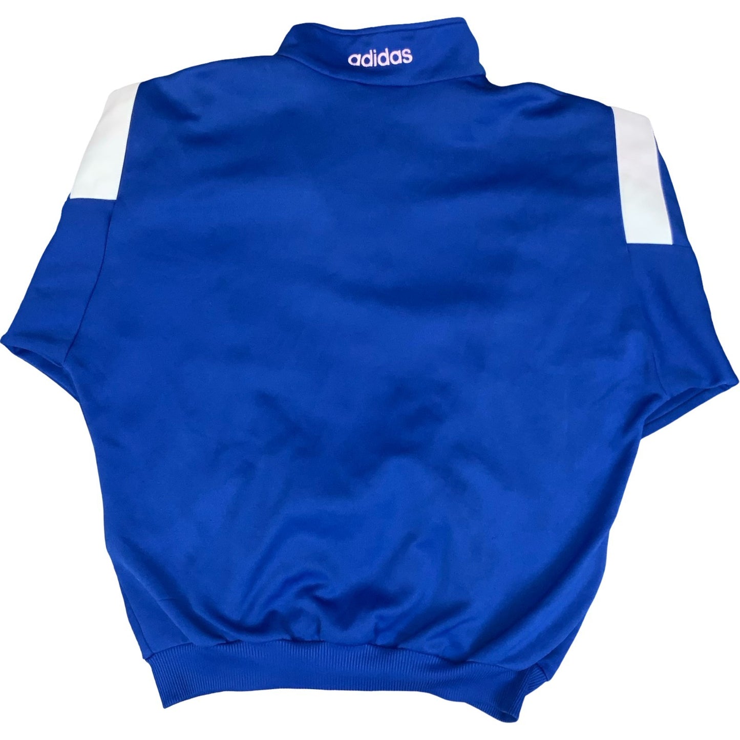 VTG 1995-96 'ADIDAS' BLUE WHITE RED BAYERN MUNICH ZIP-UP TRACK JACKET MED