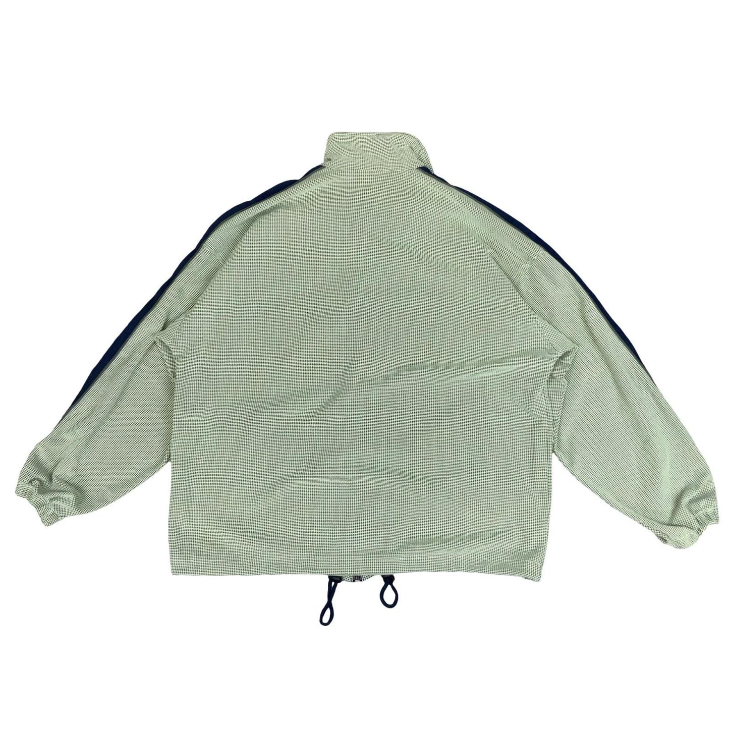 VTG 90s 'DIADORA' BEIGE BROWN NAVY BLUE TEXTURED BREATHABLE TRACK JACKET 2XL