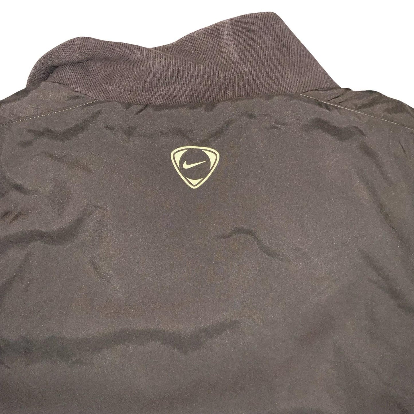 VTG 2008-09 'NIKE' FC BARCELONA BROWN WINDBREAKER TRACK JACKET MEDIUM