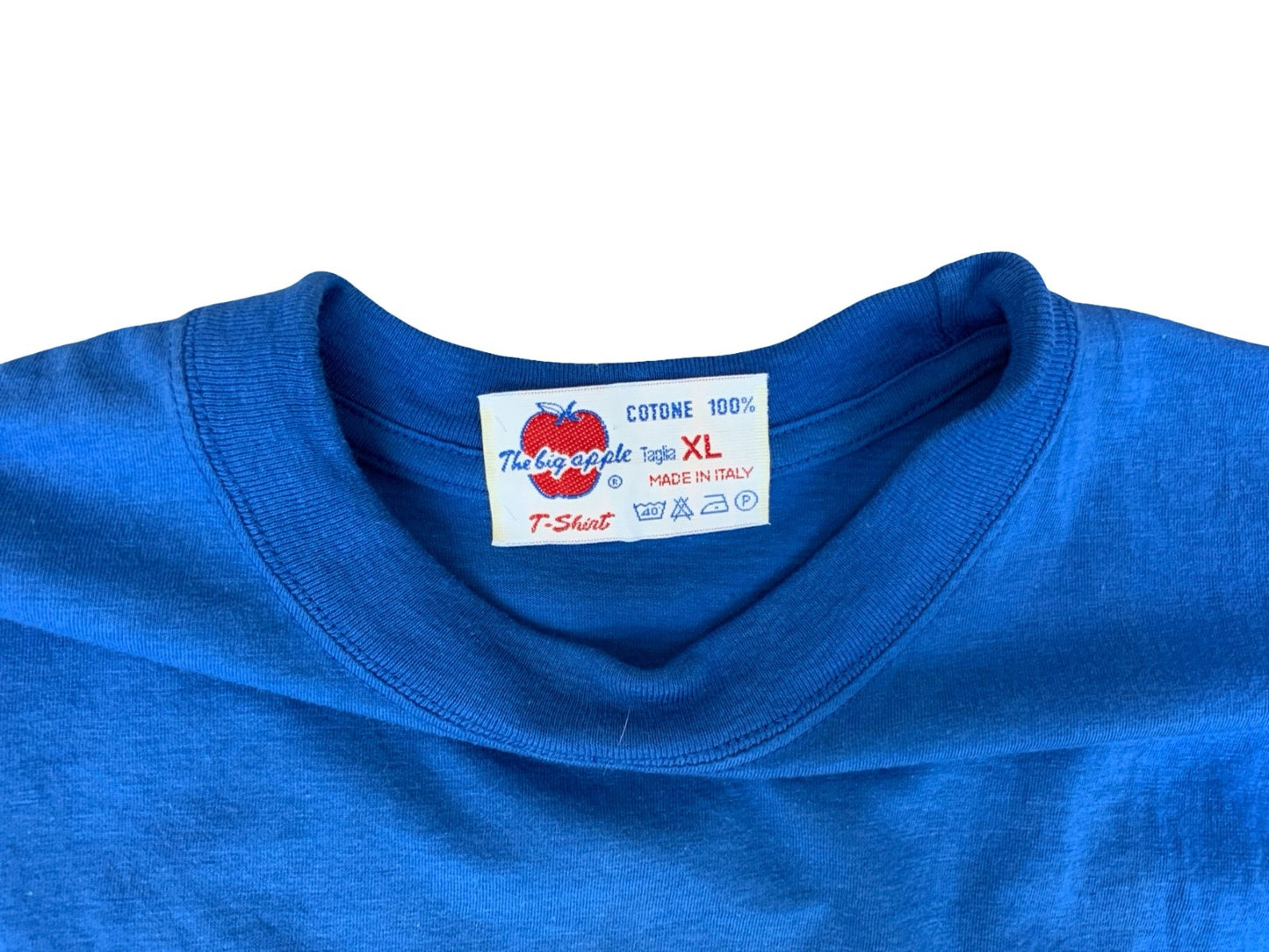 VTG 90s GENUINE THE FLINTSTONES CARTOON T SHIRT DINO & PEBBLES BLUE M