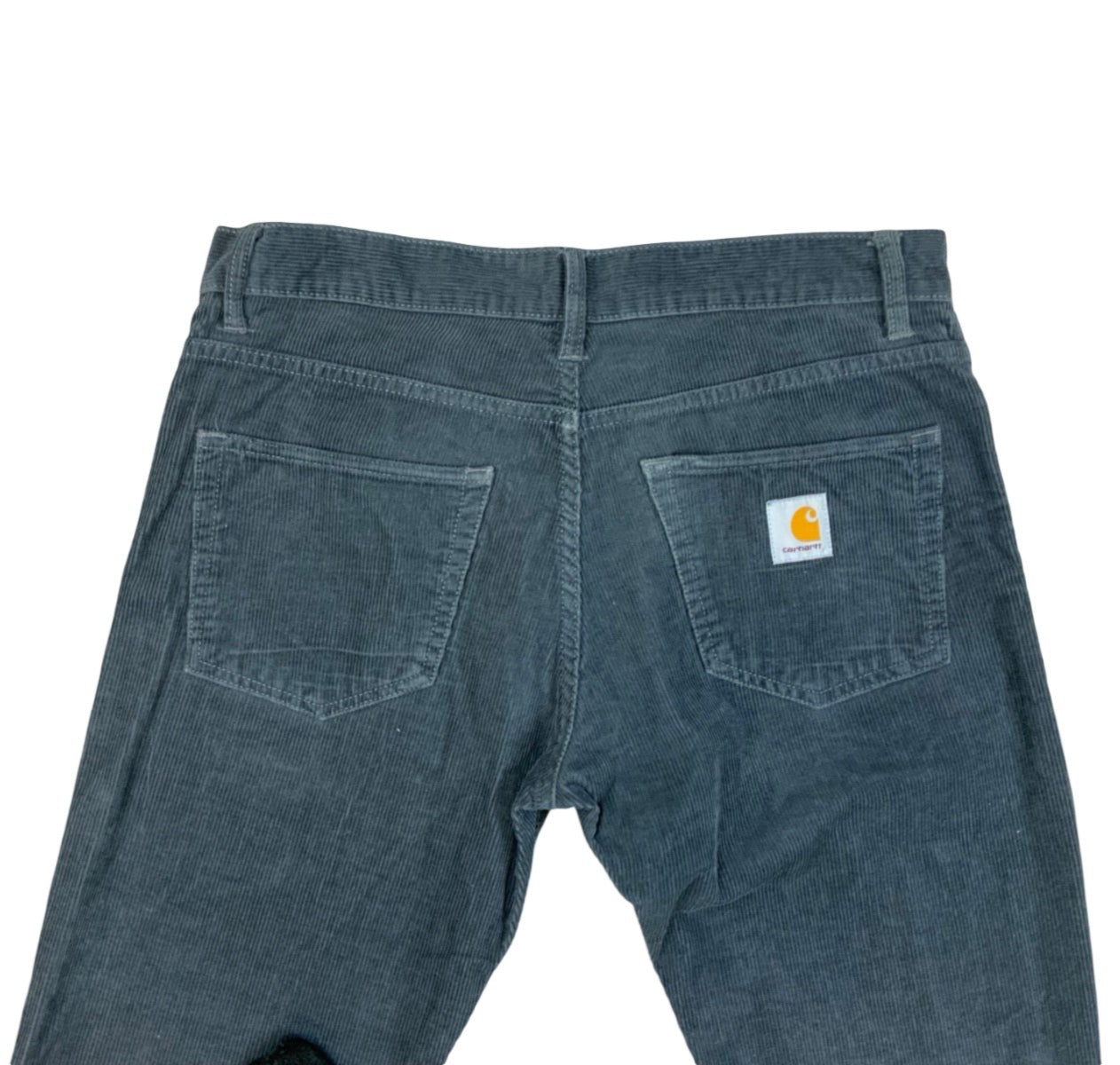 CARHARTT WIP KLONDIKE PANT GREY CORDUROY JEANS TROUSERS 33W 34L