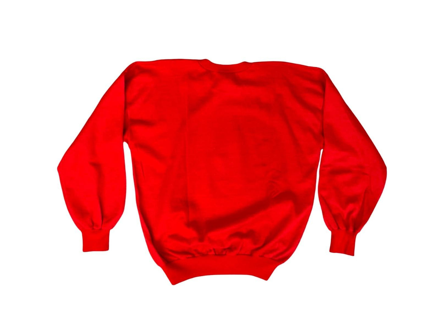 VTG 1970s ITALIAN SNOOPY PEANUTS REVERSE WEAVE POCKET SWEATSHIRT RED LARGE
