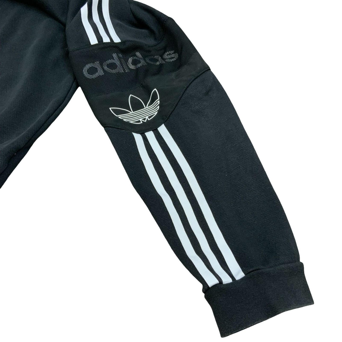 Adidas Originals Trefoil Logo Black Sweater Crewneck Jumper Medium