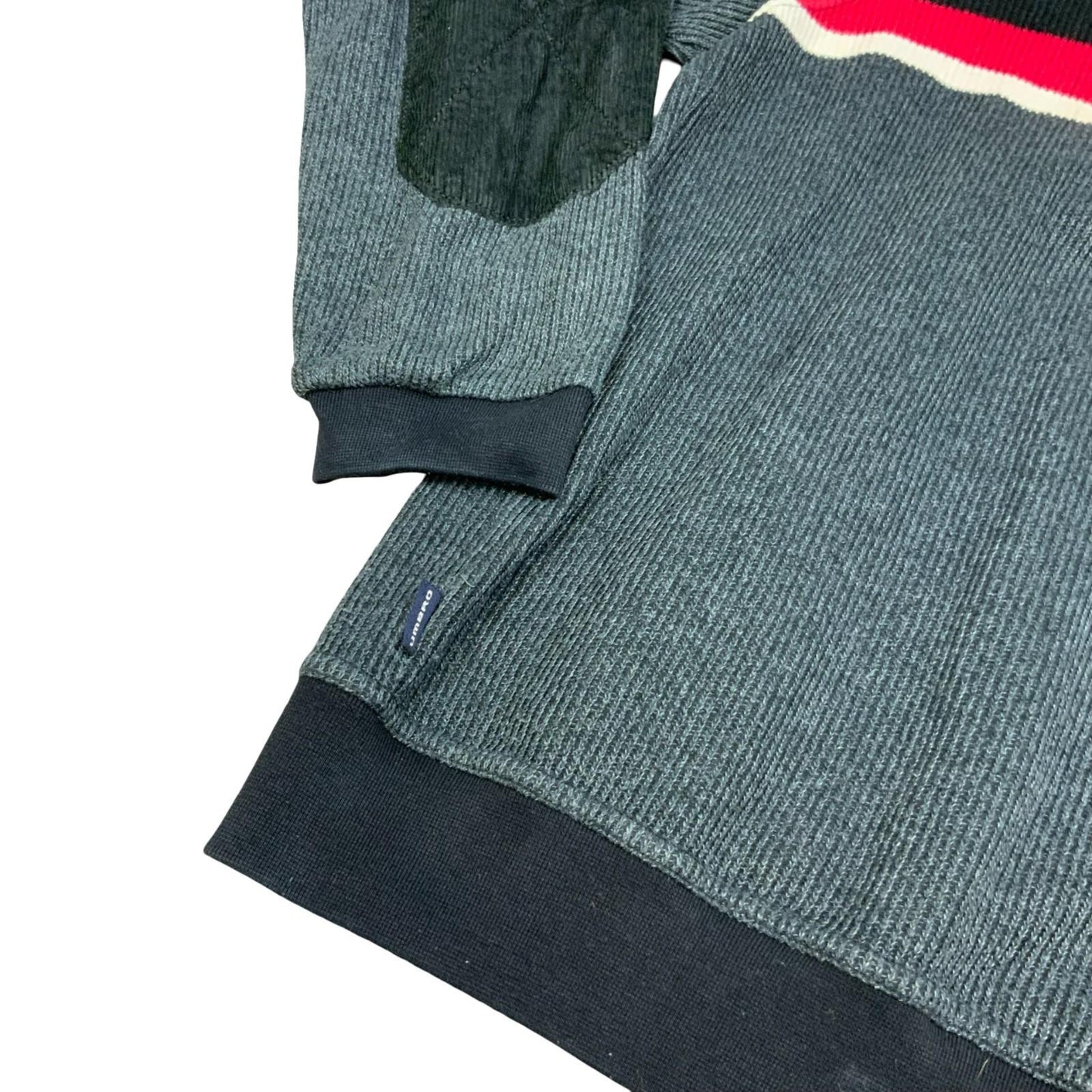 Vintage 90s Umbro Retro Colour Blocked 1/4 Zip Sweater Jumper Crewneck XL