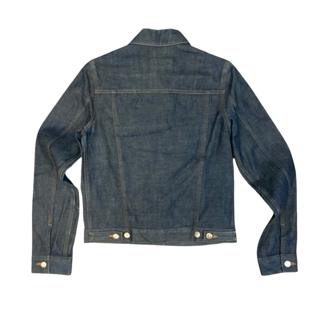 BURBERRYS BLUE LABEL TYPE 3 TRUCKER DENIM JACKET INDIGO BLUE XS
