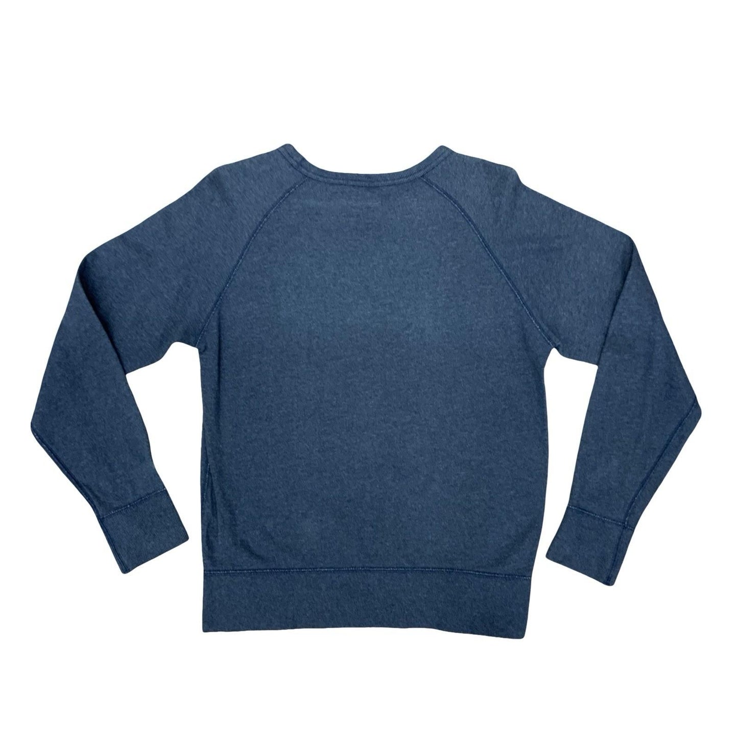 Keith Haring N.Y.C Printed Graphic Art Denim Blue Sweatshirt Spellout Logo Small