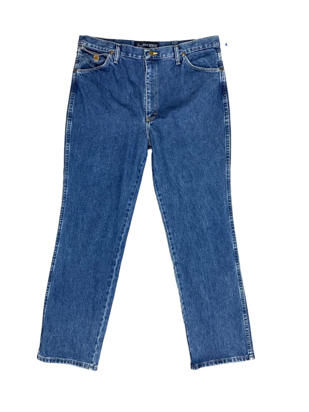 WRANGLER COWBOY CUT COLLECTION GEORGE STRAIT CLASSIC WESTERN JEANS 38W 32L