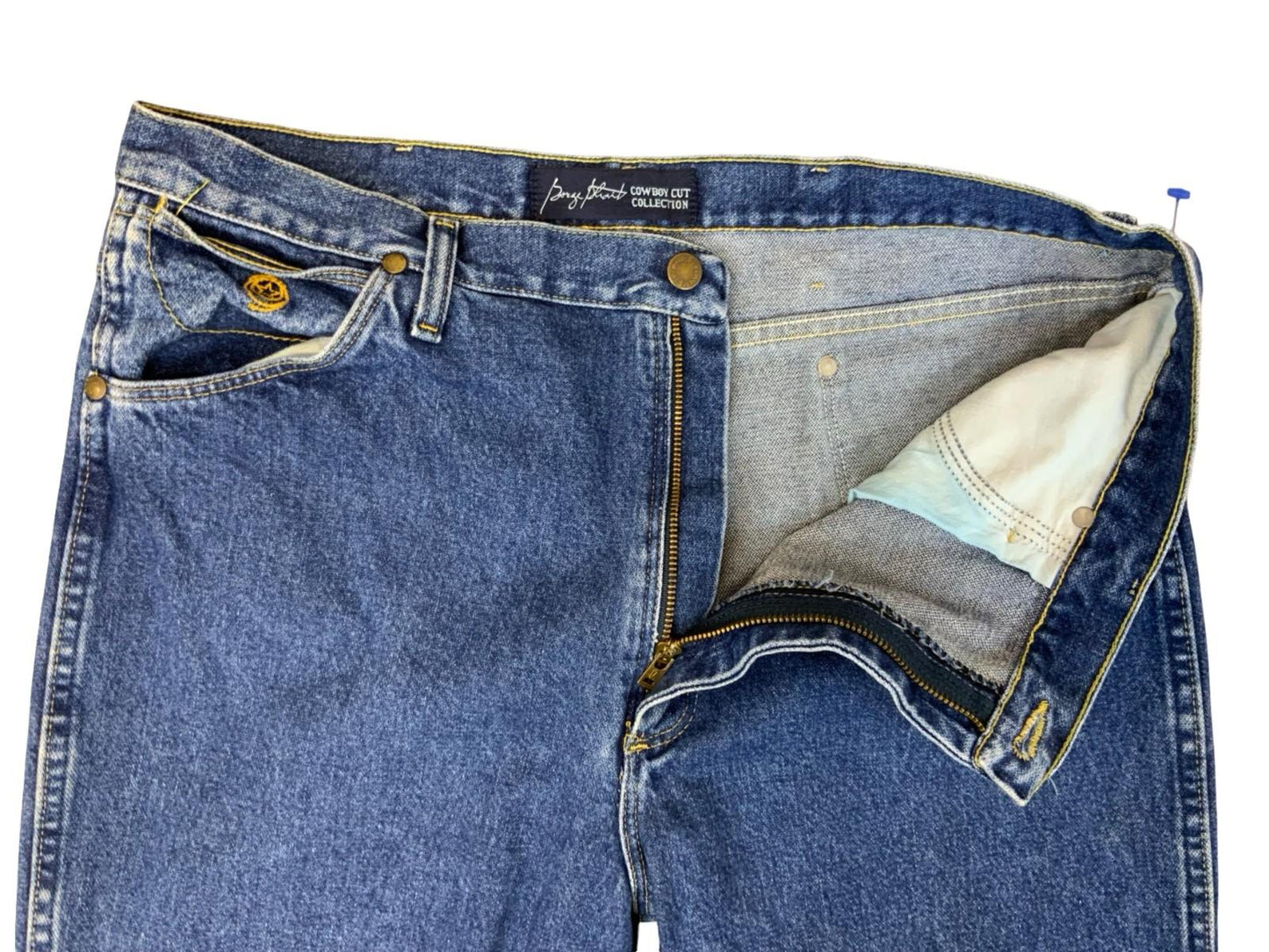 WRANGLER COWBOY CUT COLLECTION GEORGE STRAIT CLASSIC WESTERN JEANS 38W 32L