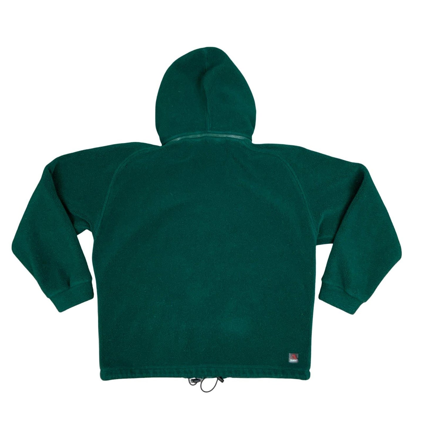 Vintage Alpinus Polartec Green Sherpa Fleece Hooded Zip-Up Jacket Extra Large XL