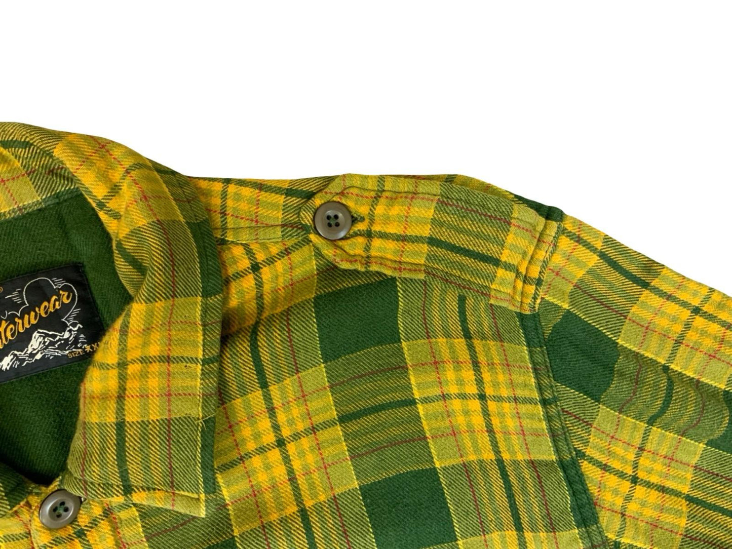 VTG LEE OUTERWEAR GREEN PLAID LINED LUMBERJACK JACKET SHIRT ROCKABILLY XXL