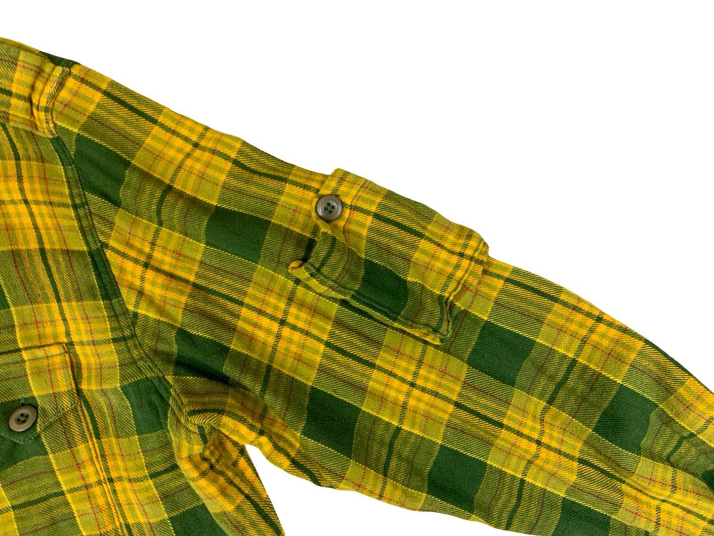 VTG LEE OUTERWEAR GREEN PLAID LINED LUMBERJACK JACKET SHIRT ROCKABILLY XXL