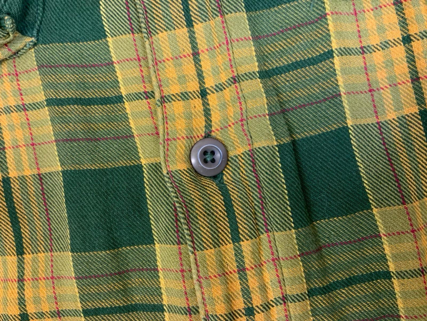 VTG LEE OUTERWEAR GREEN PLAID LINED LUMBERJACK JACKET SHIRT ROCKABILLY XXL