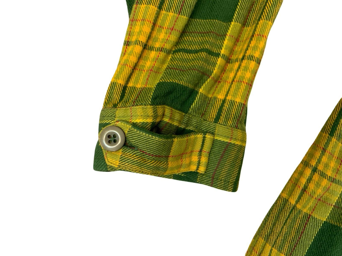 VTG LEE OUTERWEAR GREEN PLAID LINED LUMBERJACK JACKET SHIRT ROCKABILLY XXL