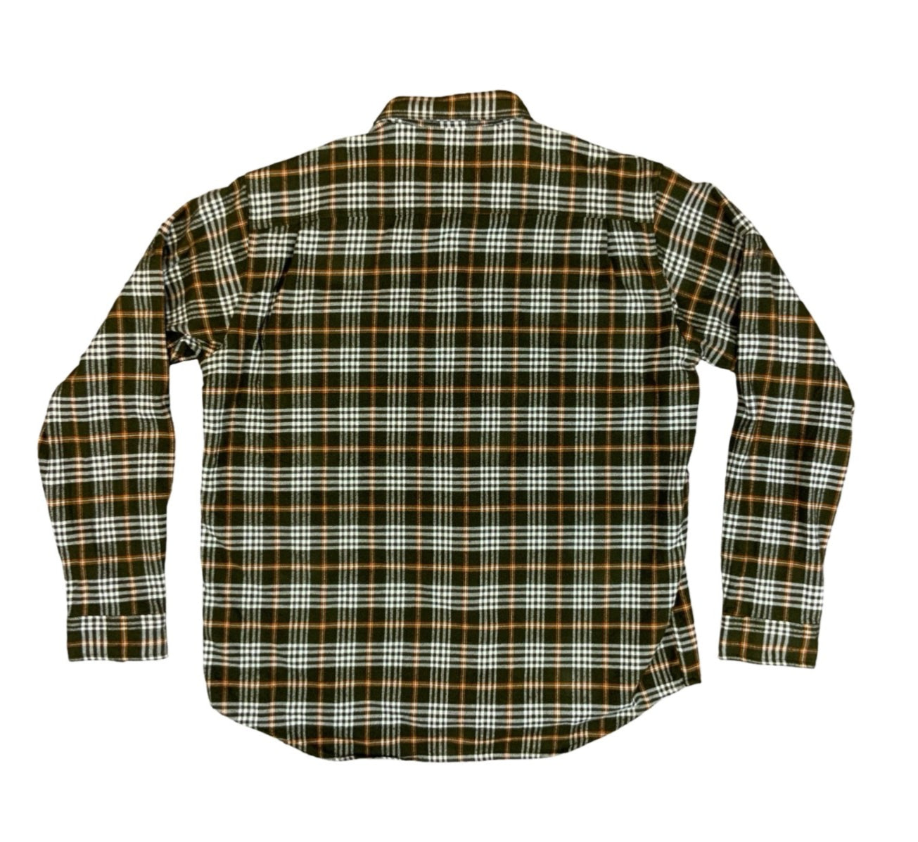 Fjall Raven 88069 Heavy Flannel Duck Shirt Overshirt Green Plaid XXL