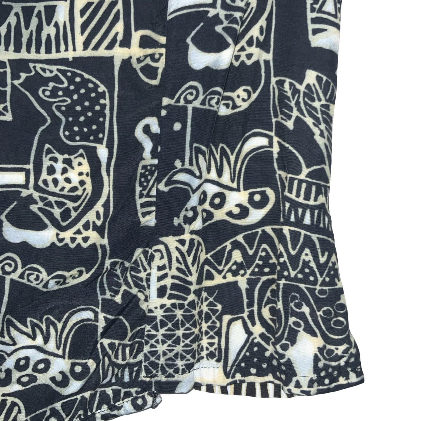 80s 90s 'Betty Barclay' Black White Abstract Patterned Sleeveless Blouse UK12