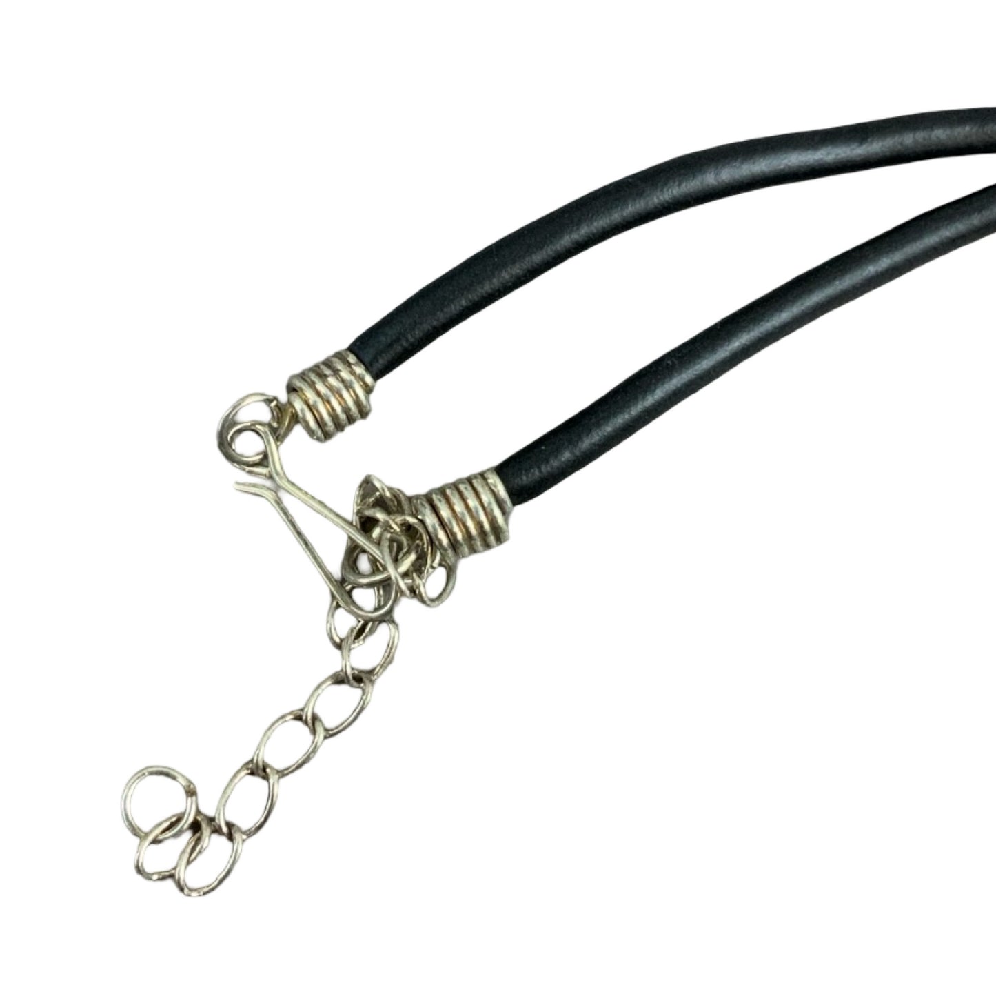 Vintage Deadstock 90s Y2K Orange Letter 'W' Initial Thong Necklace