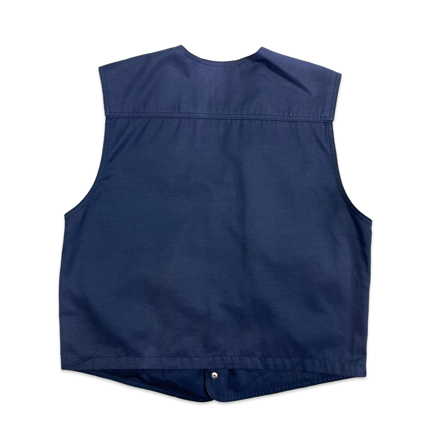 Vintage Blue Utility Vest M