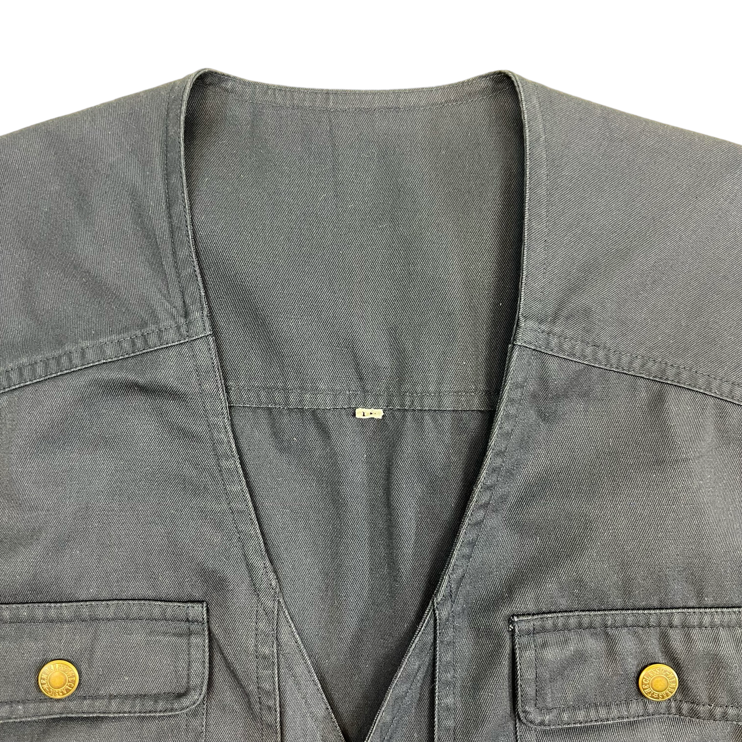 Vintage Navy Utility Vest M