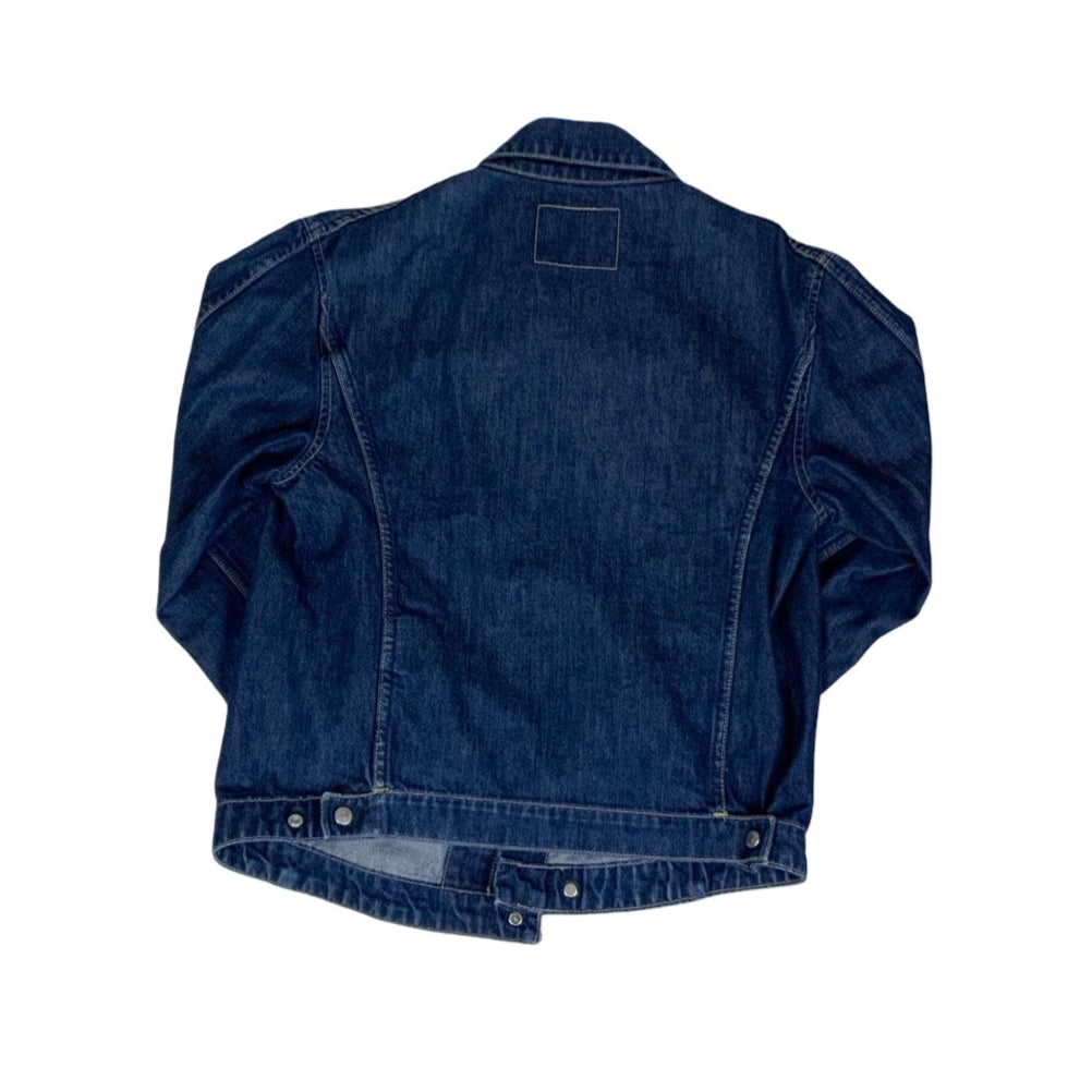 Vintage 90s Levi's Engineered Jeans Pop Button Denim Lightweight Shirt Jacket S
