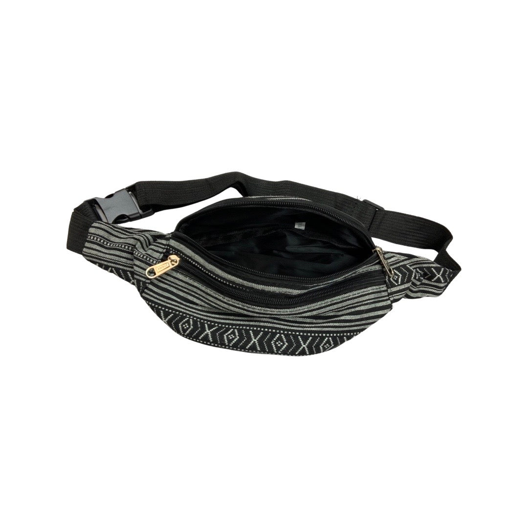Vintage Multicolour Woven Bum Bag
