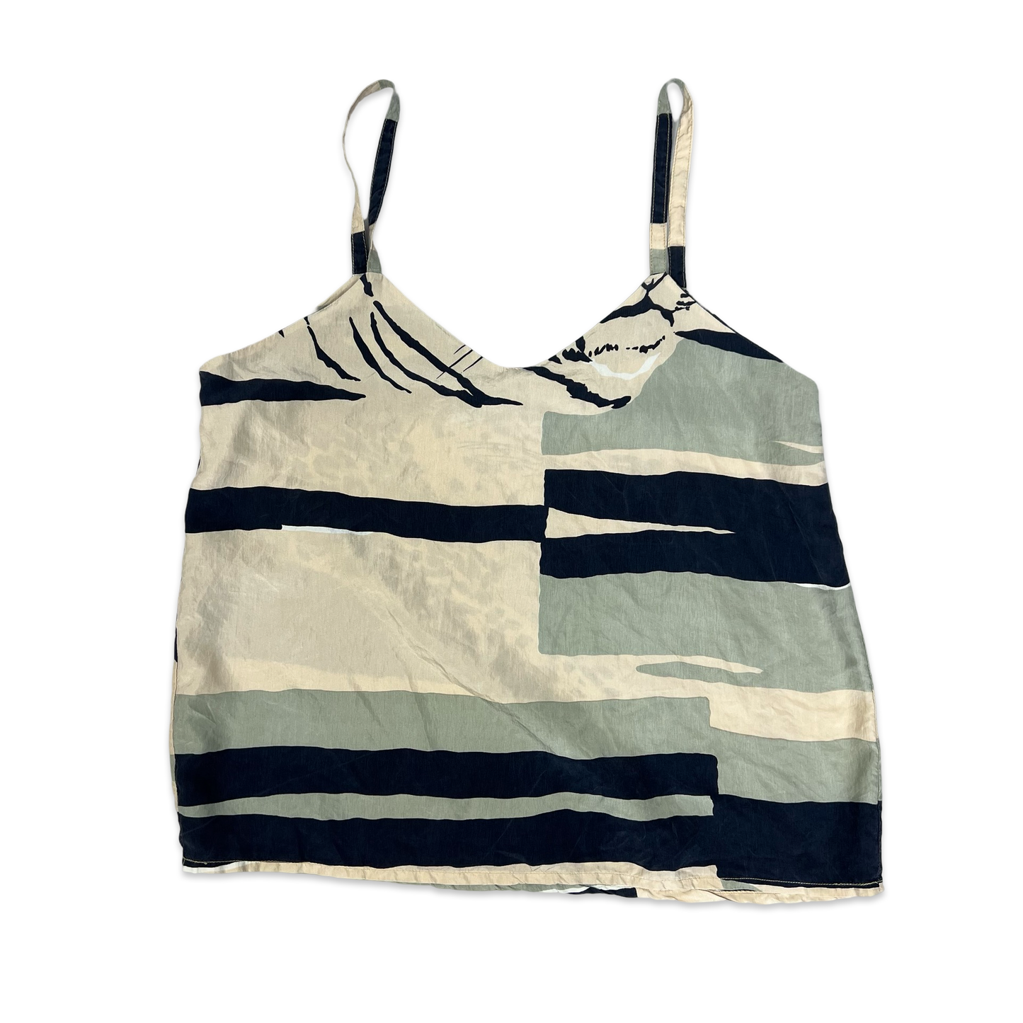 Vintage Strappy Leopard Graphic Print Top 10