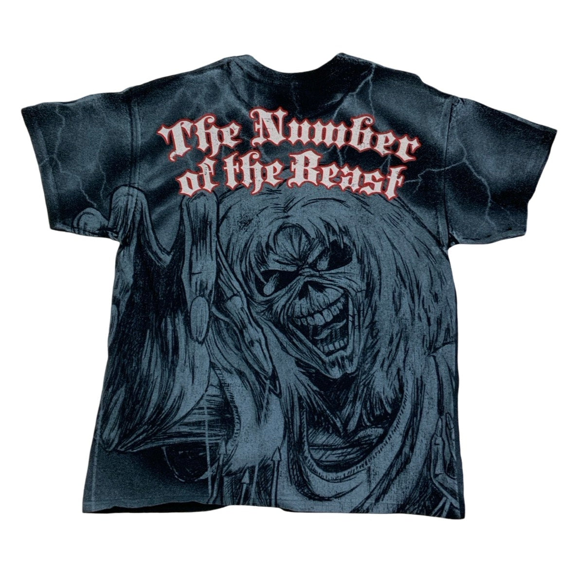 Vintage Iron Maiden All Over Print Graphic T-Shirt S M