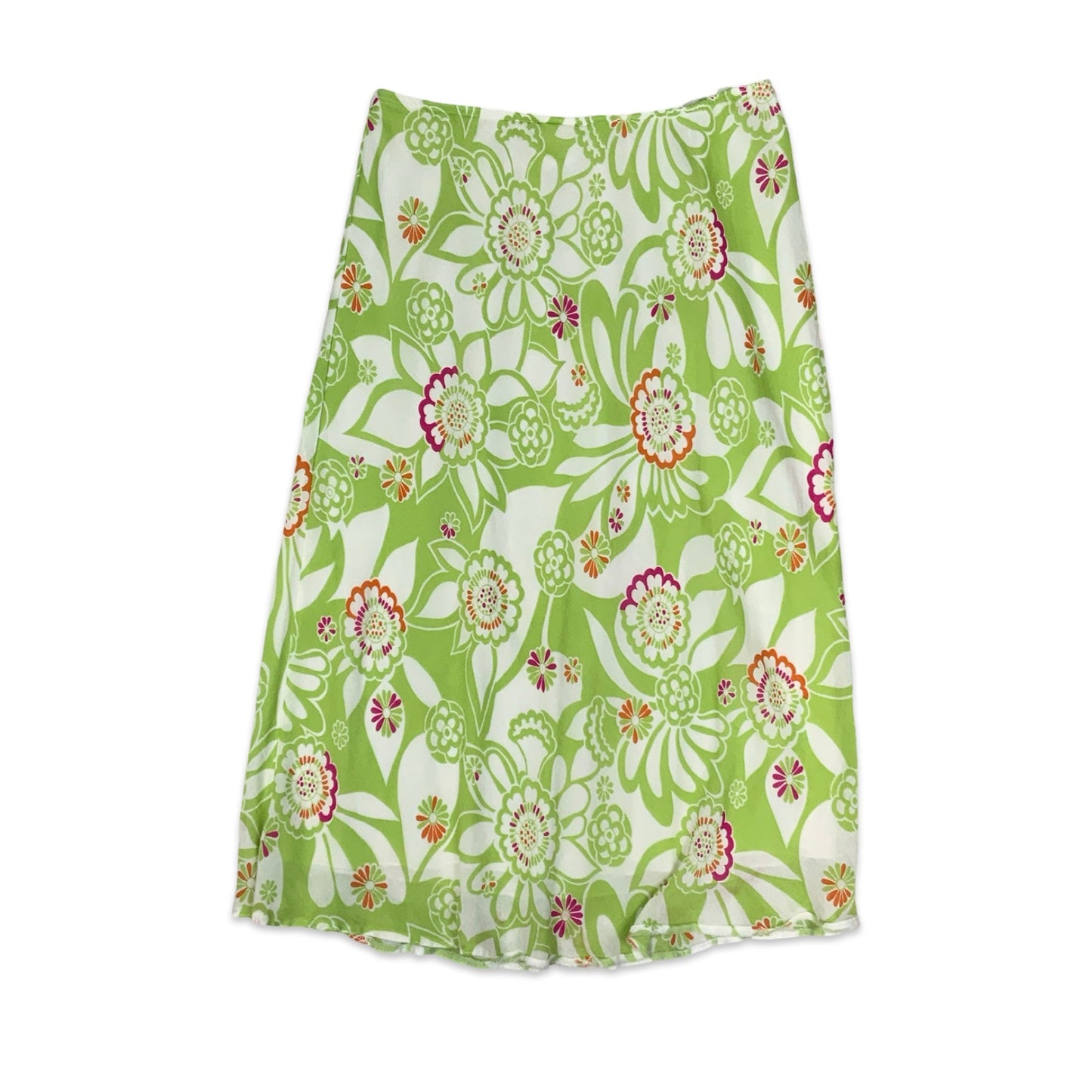Y2K Floral Midi Skirt 12