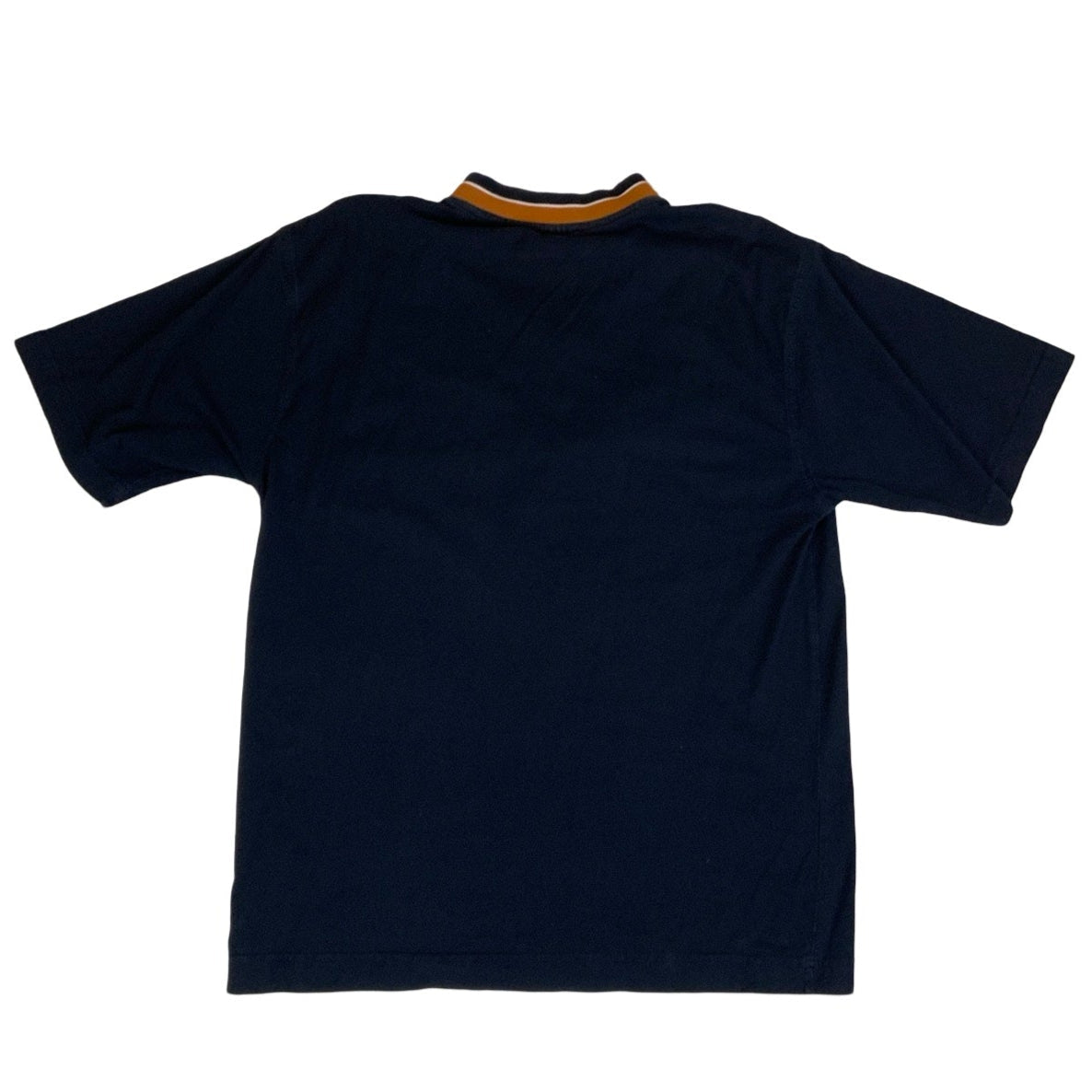 Vintage 90s V-neck PUMA Black & Orange T-Shirt M L