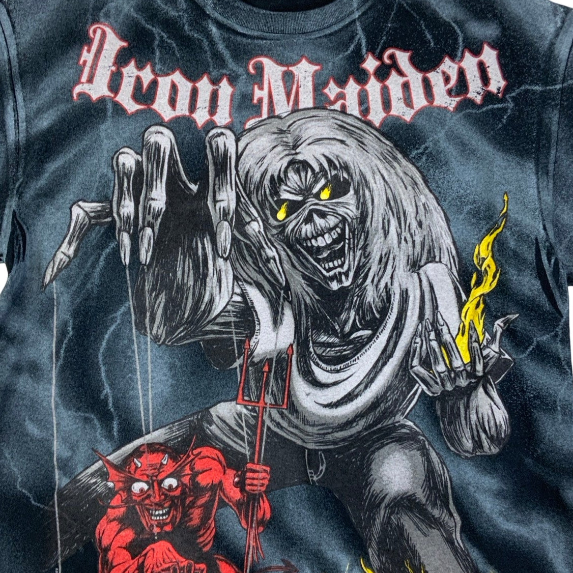 Vintage Iron Maiden All Over Print Graphic T-Shirt S M