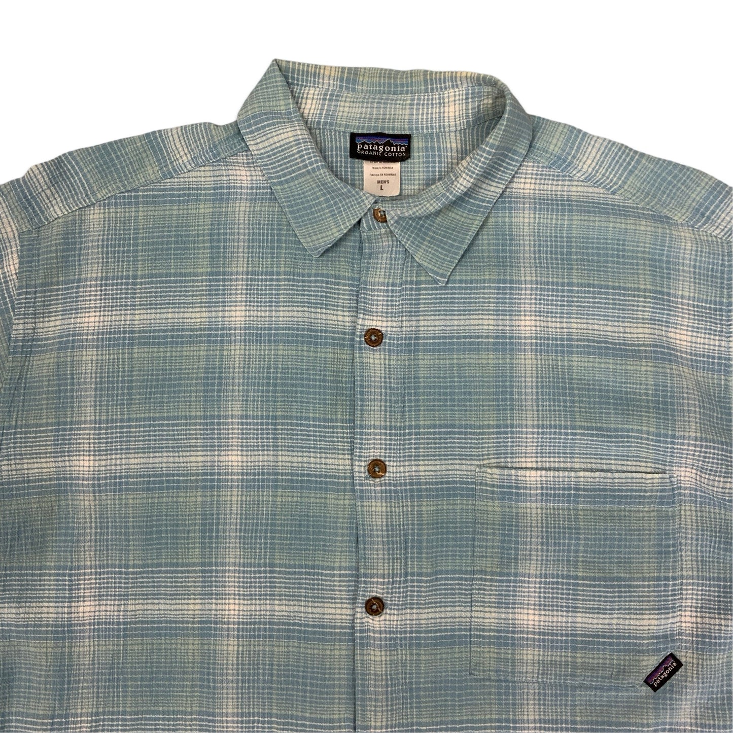 Patagonia Plaid Short Sleeve Shirt L