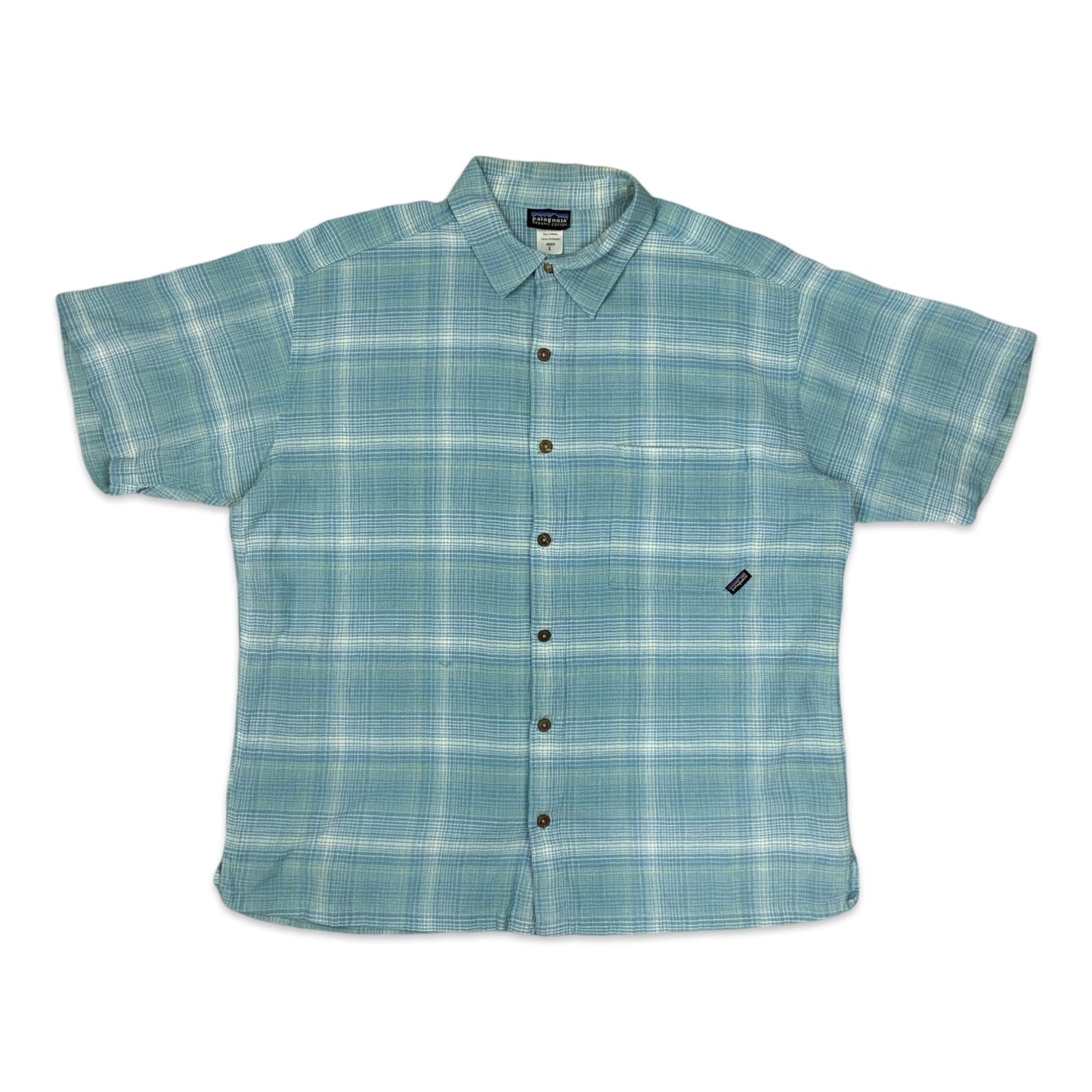 Patagonia Plaid Short Sleeve Shirt L