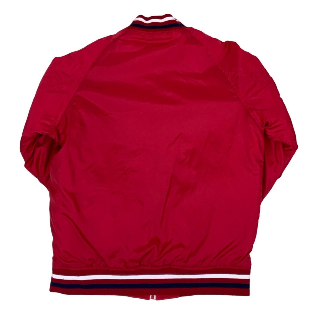 Vintage 90s Converse Red Quilted Bomber Jacket L XL