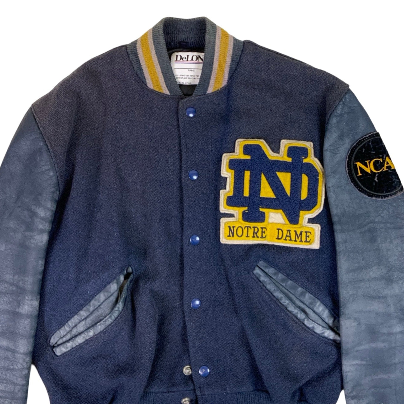 Adult Notre Dame Fighting Irish NCAA Varsity Jacket XS S