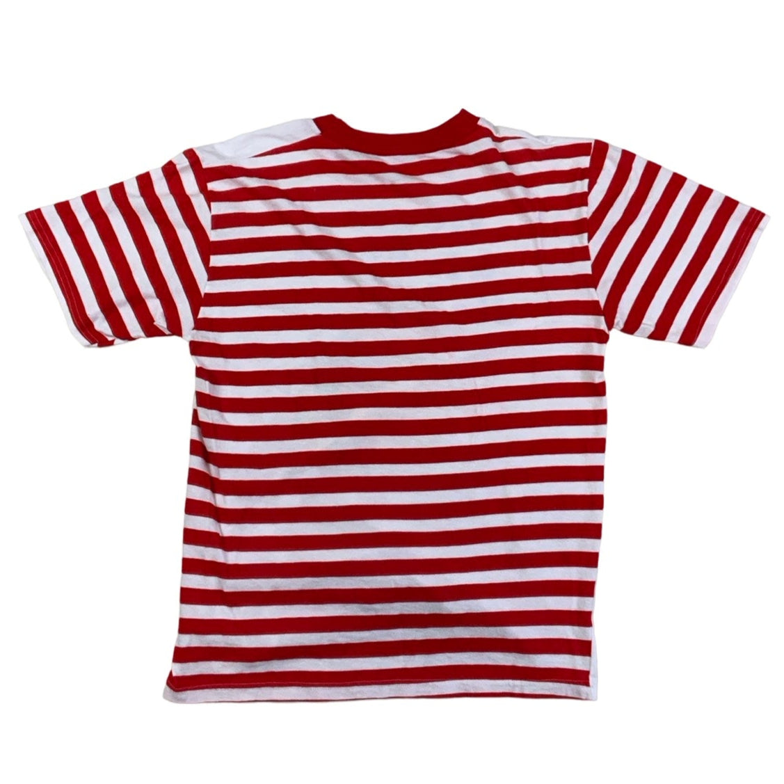 1980s Vintage German Clown Graphic Novelty Striped T-Shirt XS S