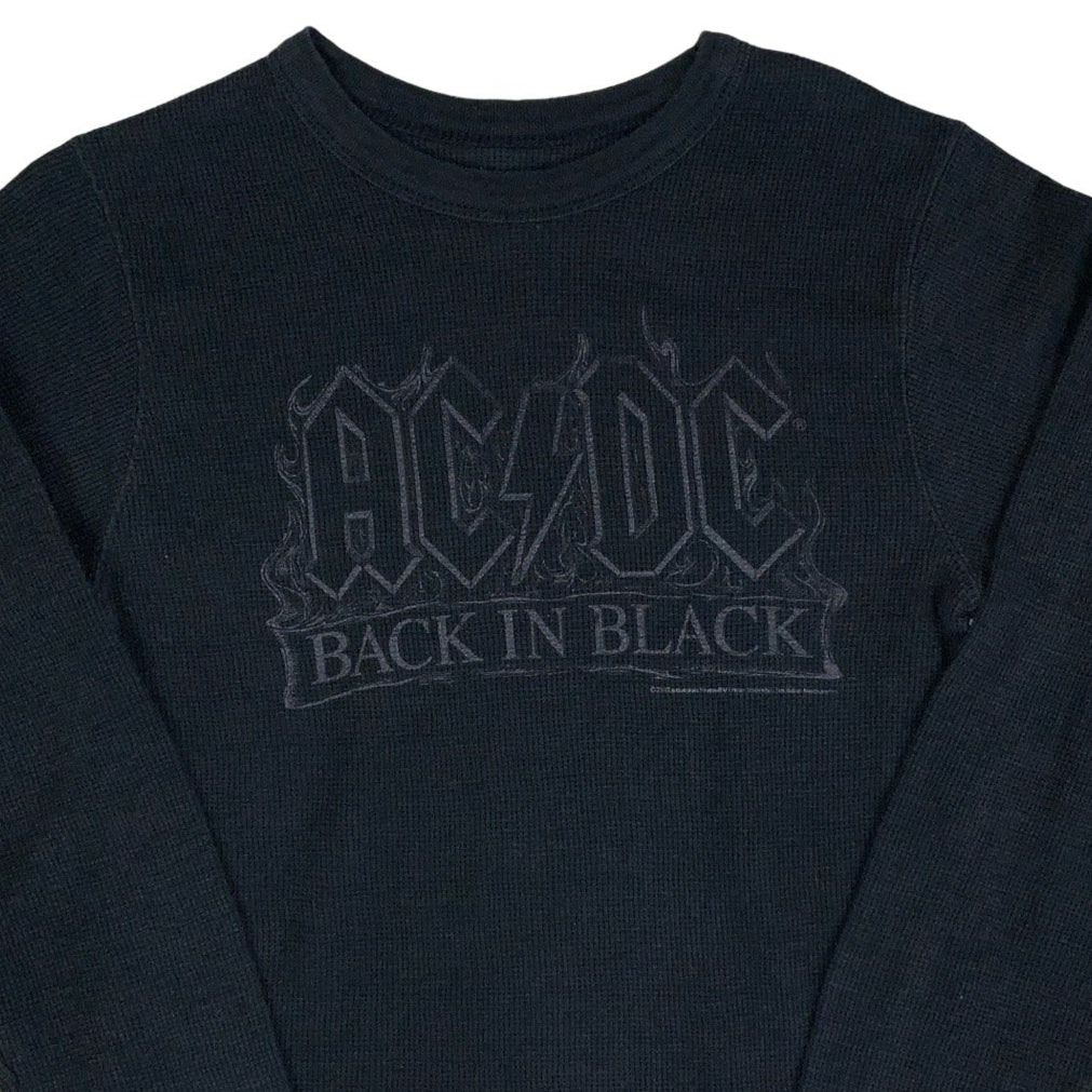 Vintage 90s y2k 'Live Nation Merchandise' AC/DC Back in Black Graphic T-Shirt XS