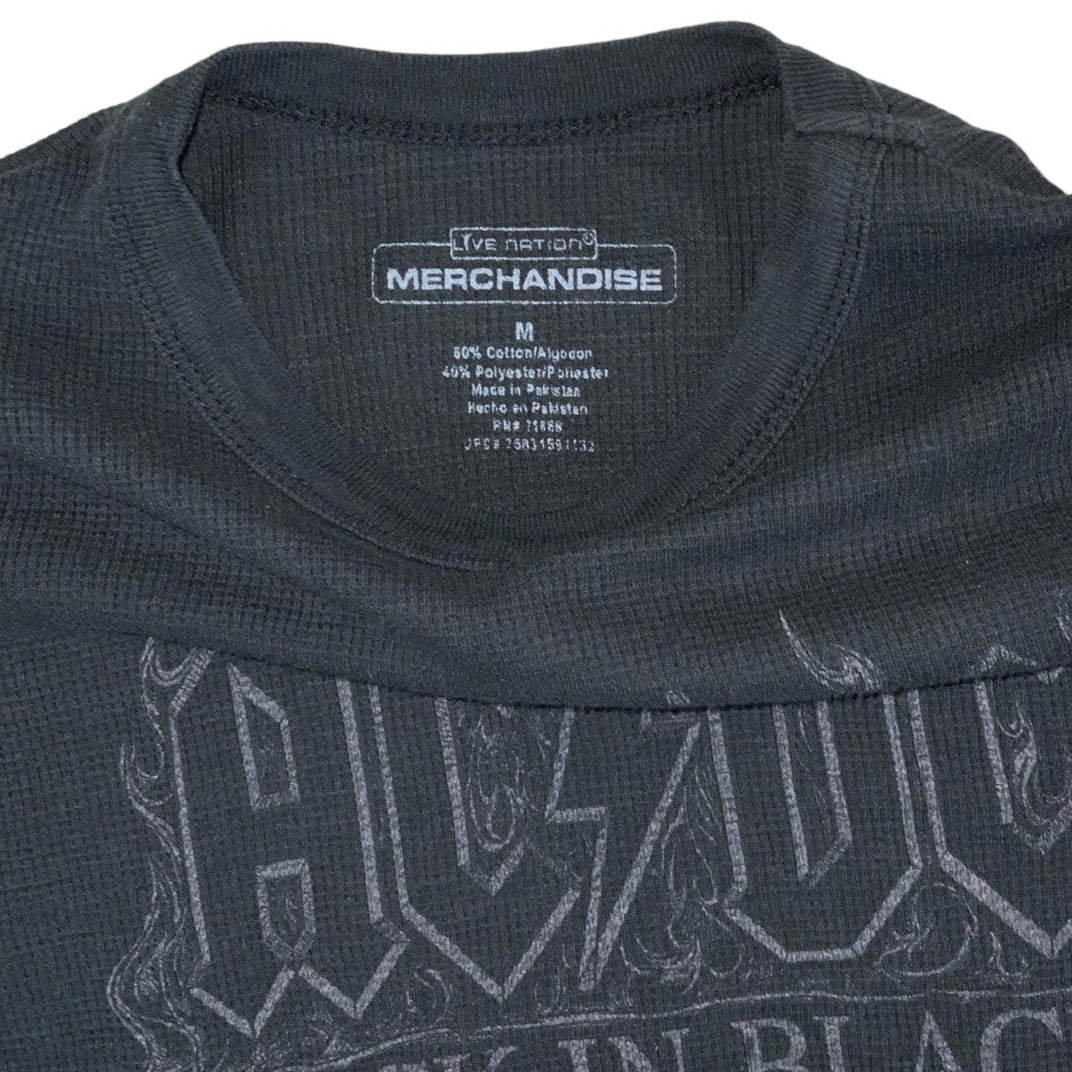 Vintage 90s y2k 'Live Nation Merchandise' AC/DC Back in Black Graphic T-Shirt XS
