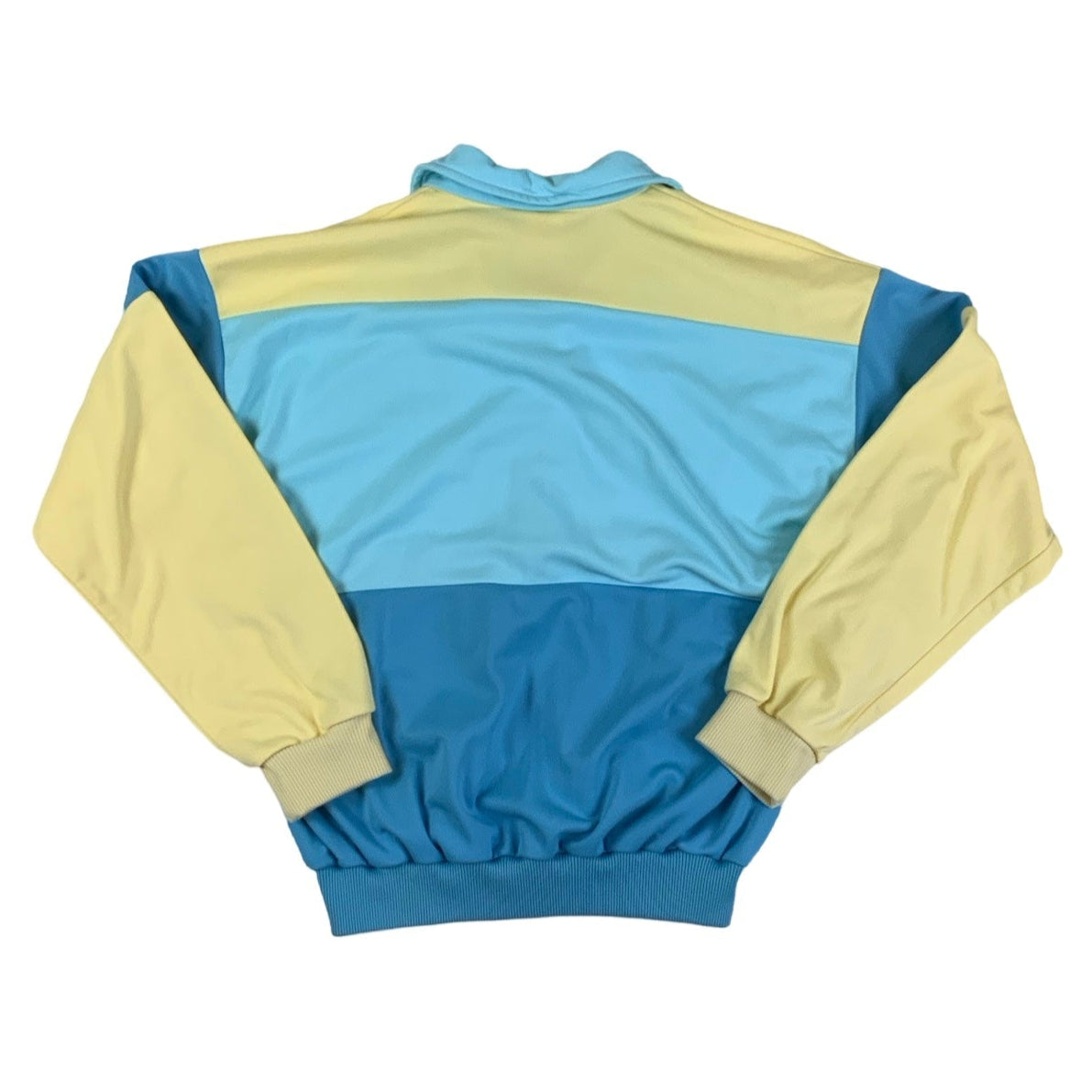 Vintage Adidas Pastel Blue & Yellow Track Jacket M L