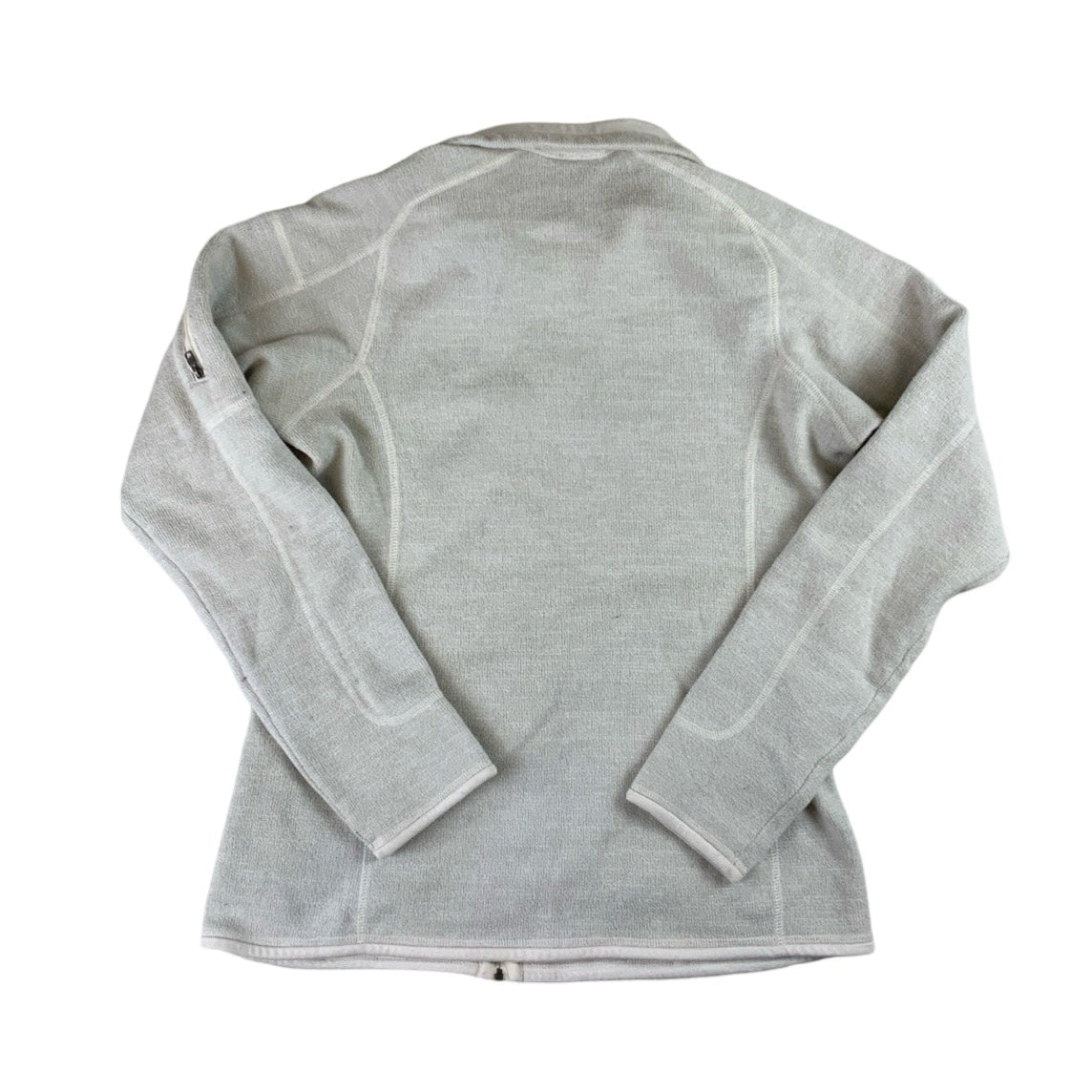 Patagonia Off-White Long Sleeved Fleece M L