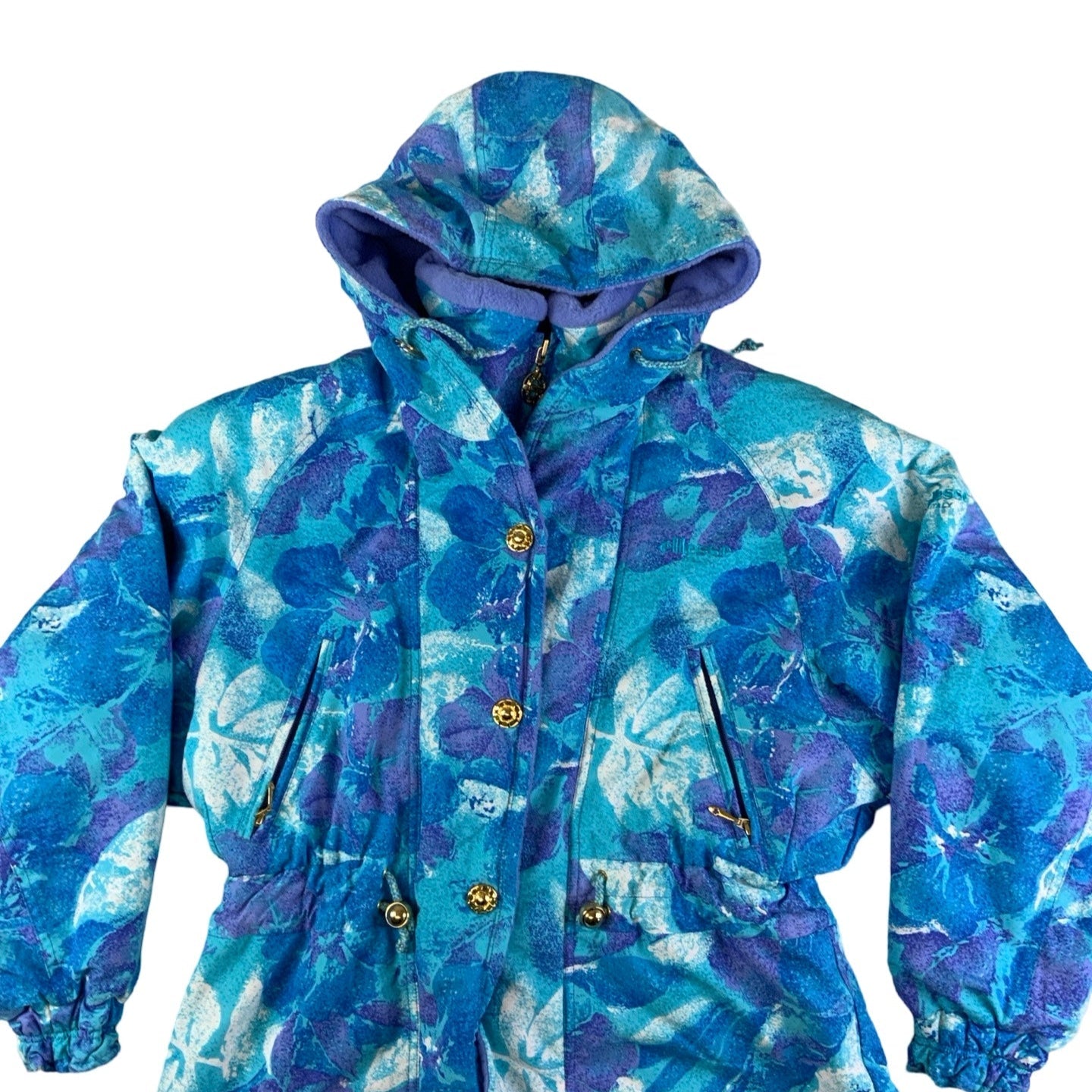 Vintage 90s Blue Multicolour Ellesse Ski Jacket M L