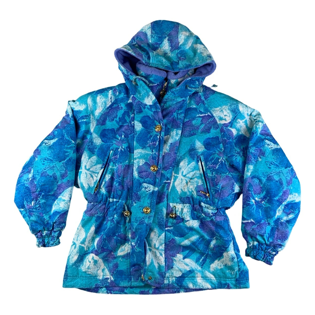 Vintage 90s Blue Multicolour Ellesse Ski Jacket M L