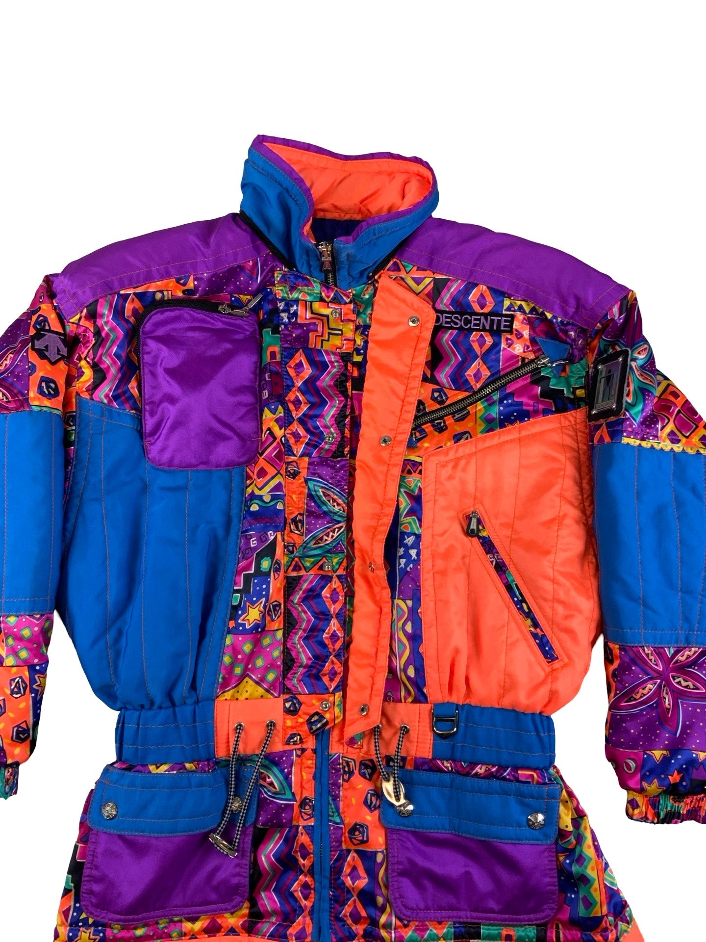 Vintage 90s Descente Multicolour Ski Jacket M L