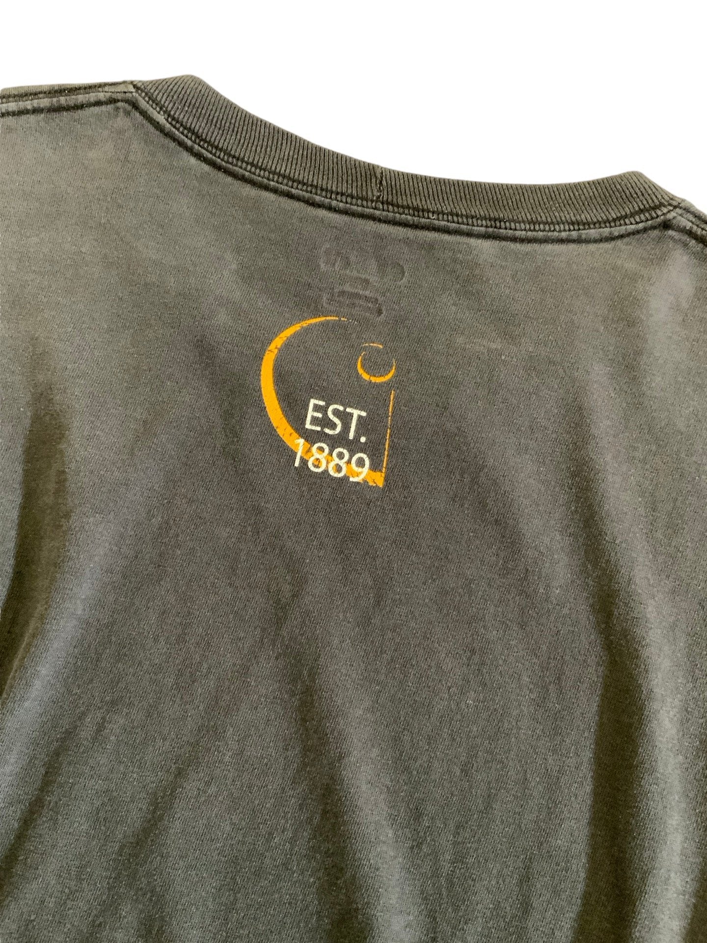 Vintage 00s Black Carhartt Workwear Graphic Long-Sleeve T-Shirt XL XXL